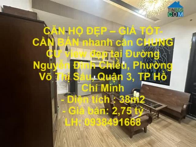 Căn hộ đẹp – giá tốt cần bán nhanh căn chung cư view đẹp tại quận 3, tphcm
