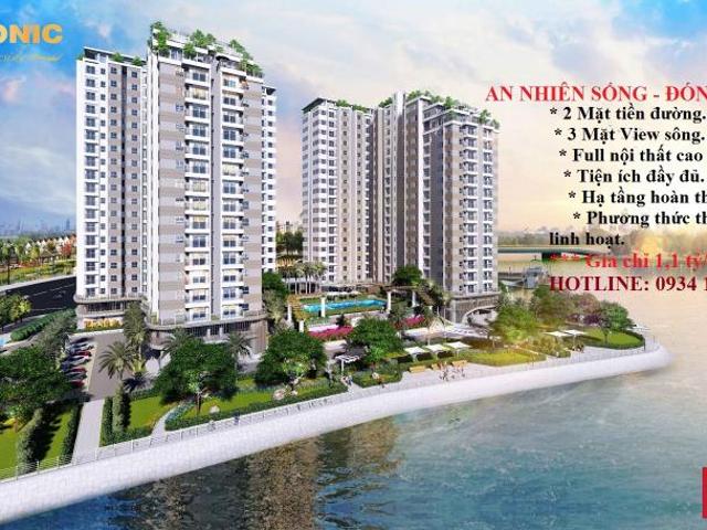 Căn hộ Q. 8 giá chỉ 1,1 tỷ MT Tạ Quang Bửu nối dài 2 Mặt view sôngFull nội thất