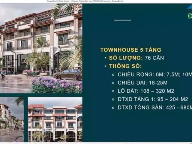 Căn nhà phố như Villa mặt sông Hàn 5 tầng SONATA Sun Symphony hàng LiMited 1 mặt tiền Trần