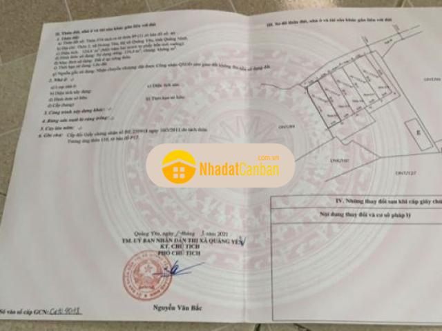 Cần tiền trả nợ ngân hàng cần bán gấp đất giá rẻ