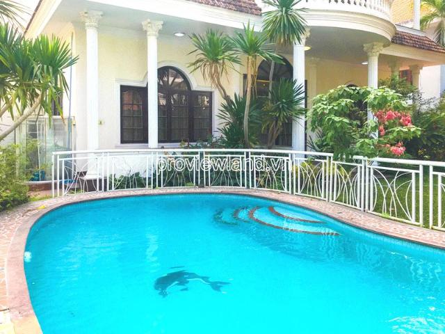 Cần tiền bán gấp biệt thự Thảo Điền Đặng Hữu Phổ 600m2, 2 tầng, hồ bơi
