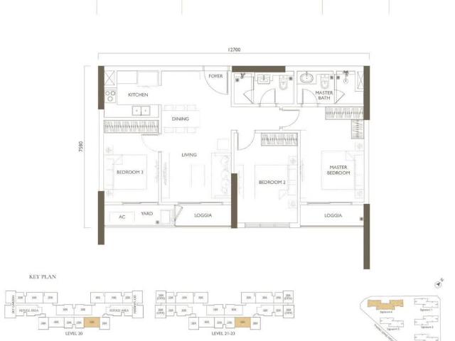 CỰC HOT căn hộ 93m², 3PN, view bể bơi giá 6,5 tỷ tại S6 Lumi Hà Nội