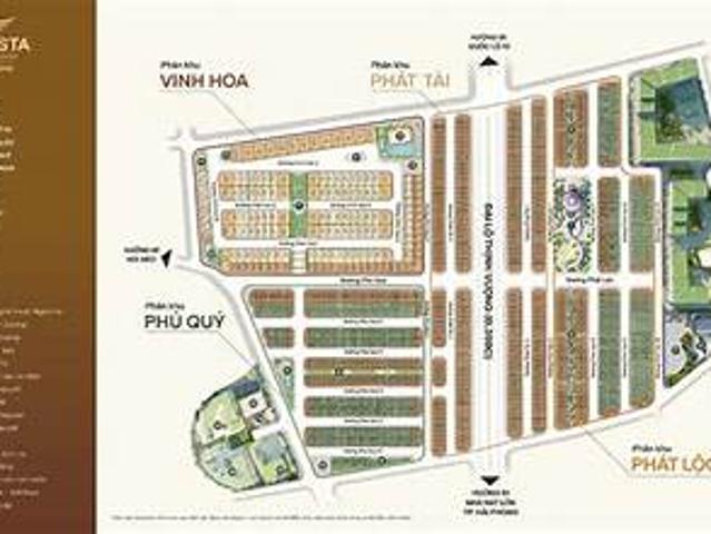 Cực sốc giá chỉ 4,5 tỷ sở hữu căn liền kề 62,5m2 tại KĐT VLasta, ngay trường lái xe Nam Triệu và ngã tư Núi Đèo