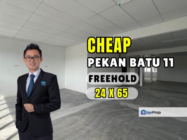 C H E A P 4 Sty shoplot Facing main road at Batu 11 Cheras