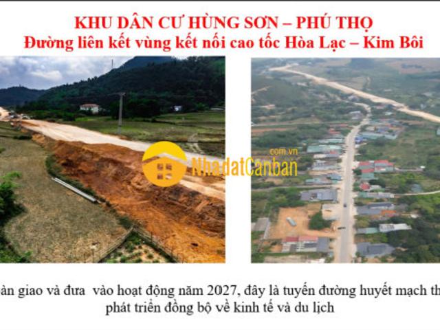 Cơ hội đầu tư đất nền kim bôi, hoà bình mua 1 lô thổ cư, tặng ngay 1 lô đất