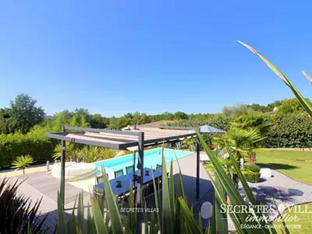 Camblanes et Meynac 33360 Achat / Vente maison 9 pièces t9 piscine terrasse