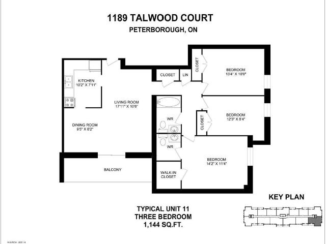 Cambridge Court 3 Bedroom Apartment for Rent at 1189 Talwood Crt, Peterborough, ON K9J 7X4 Greenhill