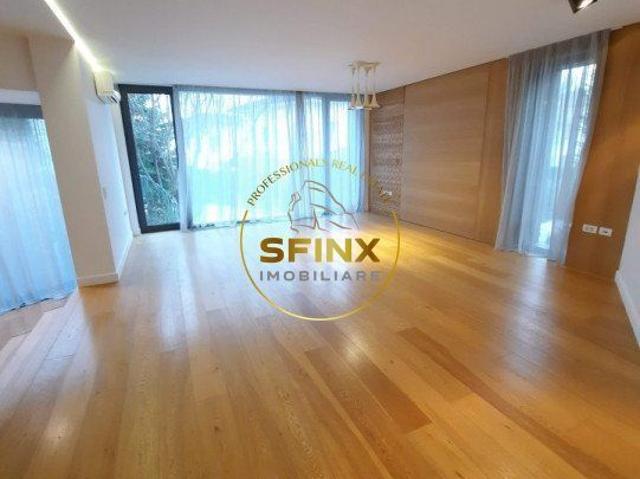 Cambridge School, modern villa in residential compound with pool, rent