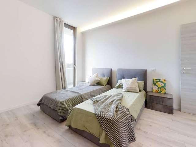Camera in affitto in un appartamento condiviso con 9 camere da letto a Stanga, Padova