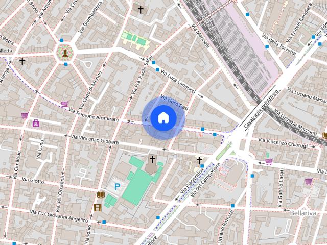 Camera privata in Via Scipione Ammirato 40
