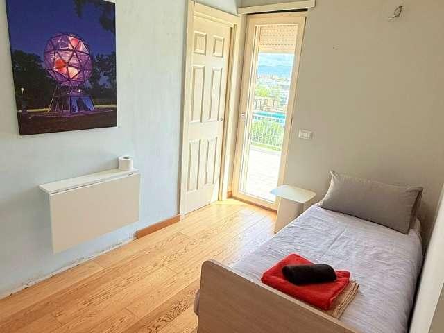 Camere da letto in appartamento condiviso con 3 camere da letto