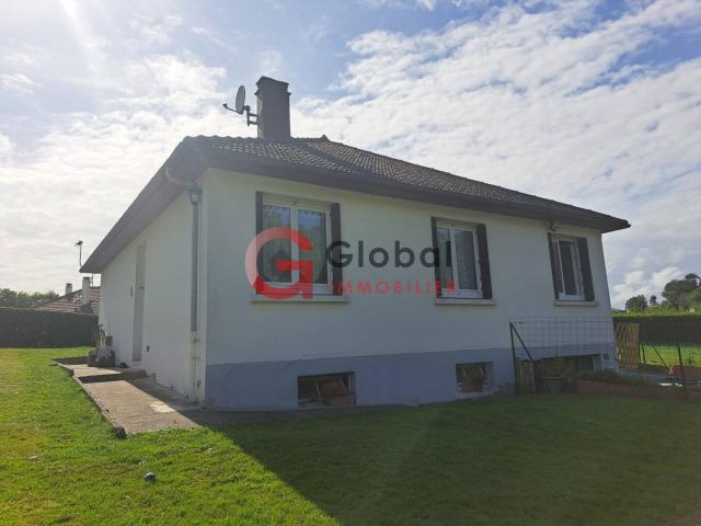 CANY BARVILLE: pavillon 73 m2 de plain pied 3 chambres, jar