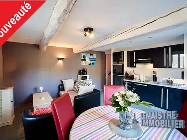 Cany Barville 76450 Achat / Vente maison 2 pièces t2 au dernier étage parking