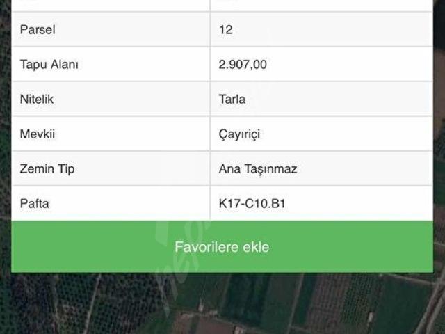 CANYURT GAYRİMENKULDEN ALİAĞA HELVACIDA SATILIK TARLA