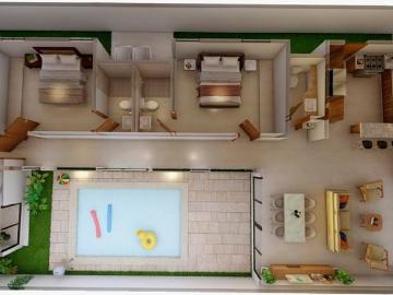 Canaria residencial casa una planta en venta, conkal