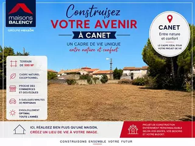 Canet 34800 Programme neuf terrain neuf à vendre