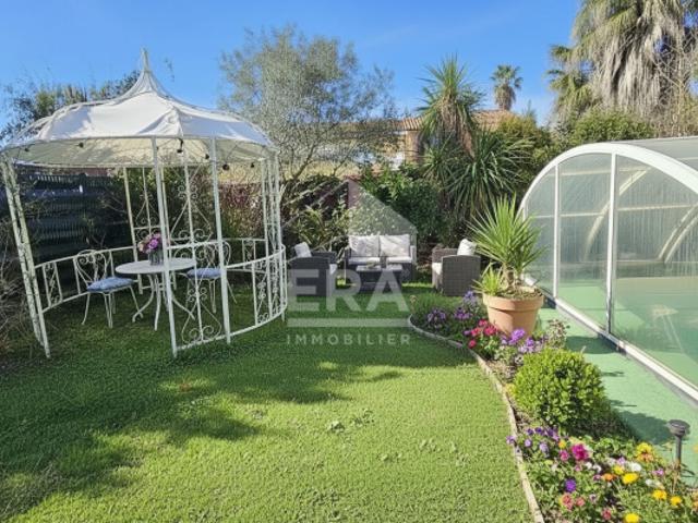 Canet en Roussillon: maison 4 faces à vendre avec garage et jardin avec pisicne