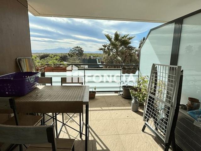 CANET EN ROUSSILLON – QUARTIER DES ALIZÉS – T3 Récent avec Terrasse – Vue Canigou – Parking – Résidence Sécurisée