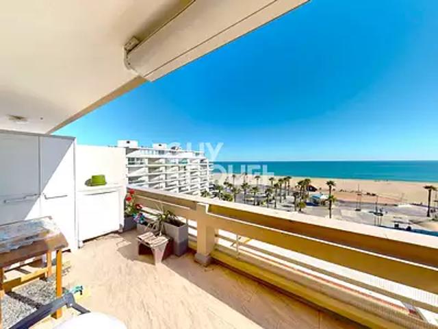 Canet en Roussillon 66140 Achat / Vente appartement 2 pièces t2 au dernier étage parking