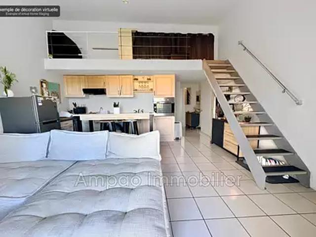 Canet en Roussillon 66140 Achat / Vente appartement 2 pièces t2 au dernier étage piscine