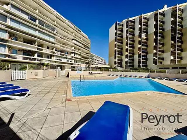 Canet en Roussillon 66140 Achat / Vente appartement 2 pièces t2 piscine