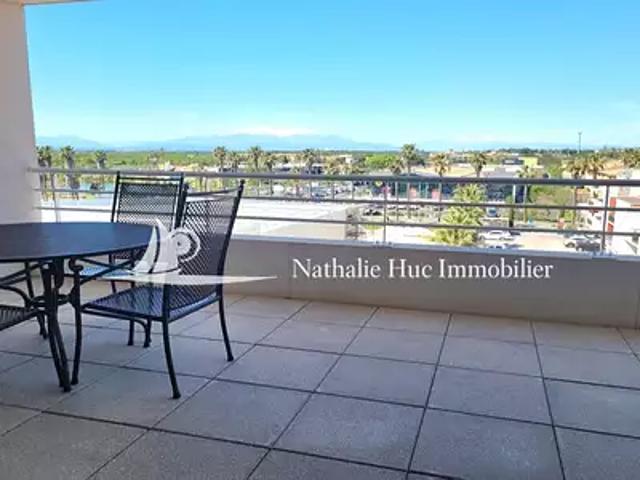 Canet en Roussillon 66140 Achat / Vente appartement 3 pièces t3 au dernier étage terrasse