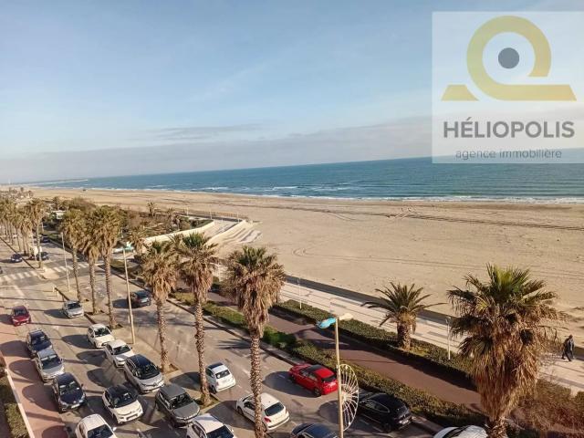 Canet Sud – Front de mer | Appartement 3 chambres avec terrasse