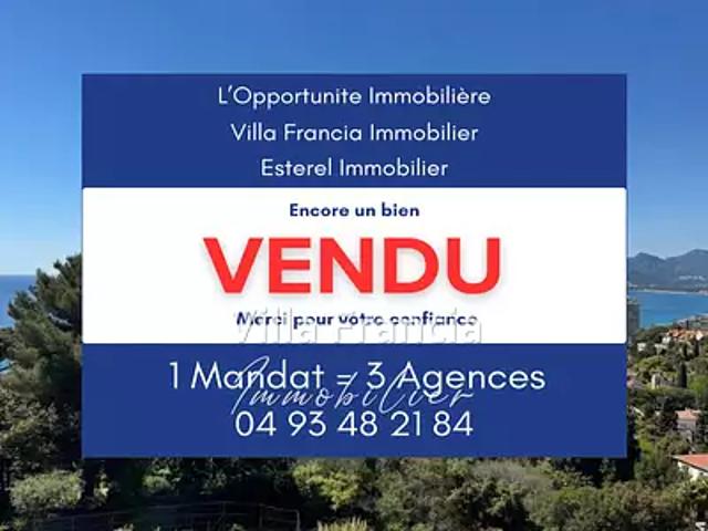 Cannes 06400 Achat / Vente appartement 3 pièces t3 au dernier étage terrasse
