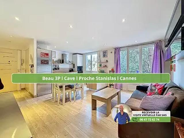 Cannes 06400 Achat / Vente appartement 3 pièces t3