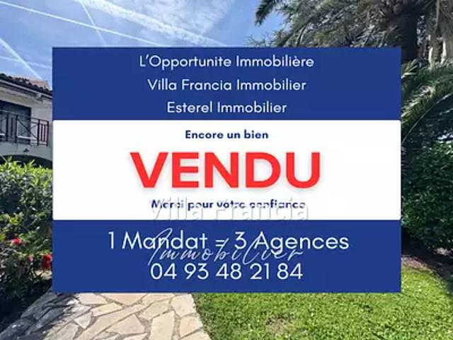 Cannes 06400 Achat / Vente appartement 2 pièces t2 piscine terrasse