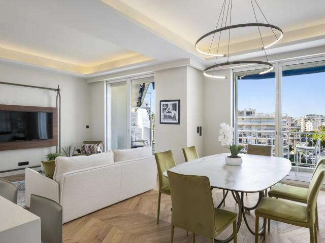 Cannes, 4 pièces avec terrasse et vue mer sur la Croisette 100m² Cannes