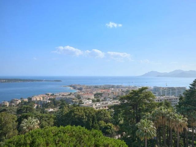 CANNES CALIFORNIE 4 PIECES EXCEPTIONNEL LIGNES EPUREES, VUE INFINIE