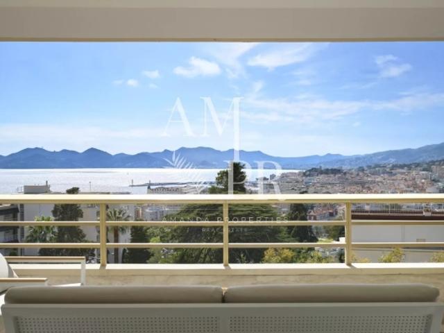 Cannes Californie Appartement 4 pièces de 100m2 Vue Mer Panoramique