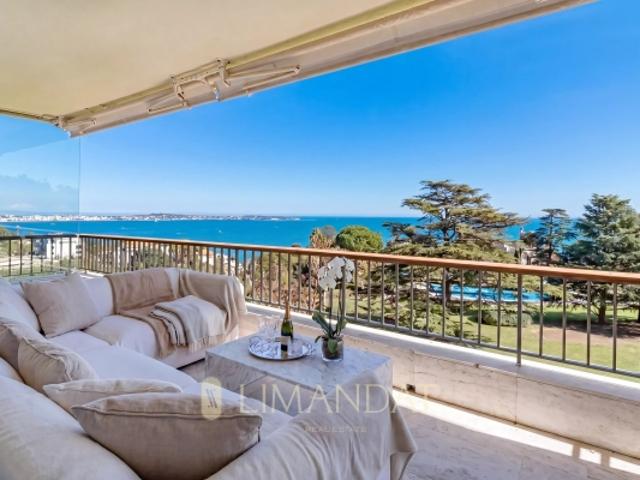 Cannes Californie – Superbe 4 pièces rénové avec vue mer panoramique
