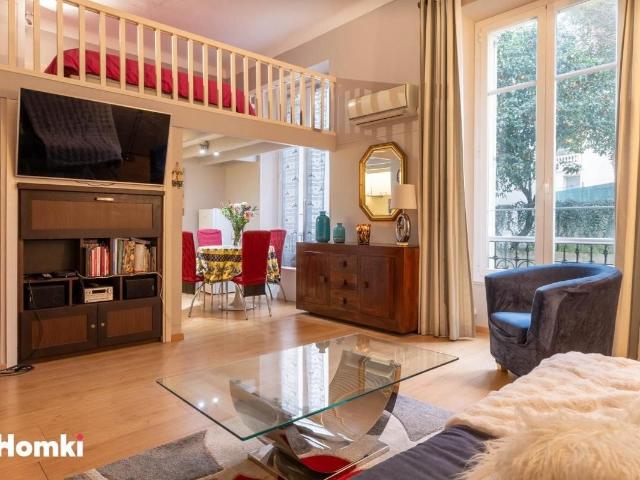 CANNES Centre Bas Carnot Studio 2P avec mezzanine au CALME
