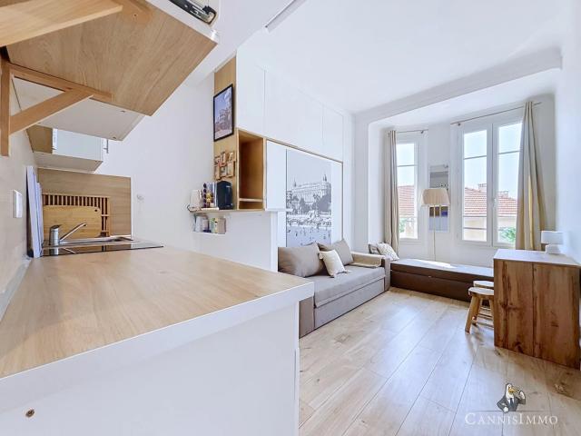Cannes Centre Limite Banane 2 Pièces Rénové Et Optimisé 26m² Cannes
