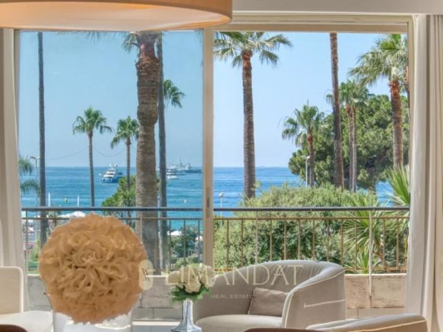 CANNES CROISETTE – APPARTEMENT AVEC VUE MER ET JARDIN