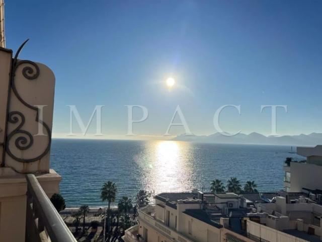 Cannes Croisette Appartement vue mer à vendre