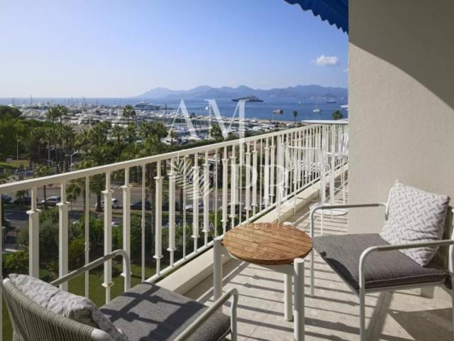 Cannes Croisette – Appartement 100 m² – Vue Mer Imprenable et Emplacement Privilégié