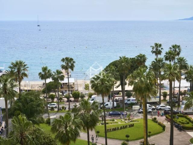 CANNES CROISETTE APPARTEMENT 3 PIÈCES VUE MER