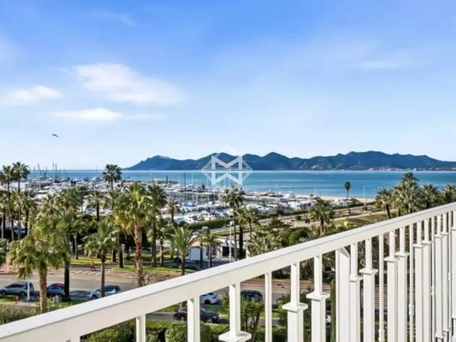 CANNES CROISETTE APPARTEMENT 3 PIECES VUE MER