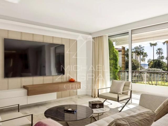 Cannes Croisette Splendide Appartement 3 Pièces avec Terrasse et Vue Mer
