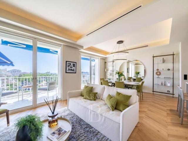 CANNES CROISETTE VUE MER TERRASSE 4 PIECES