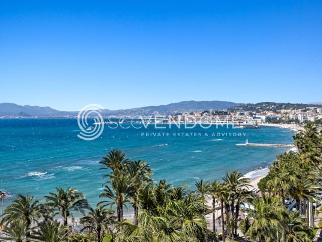 CANNES CROISETTE 3 PIECES RENOVE VUE MER PANORAMIQUE A VENDRE