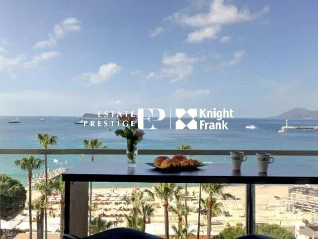 CANNES CROISETTE 4 pièces rénové avec vue mer panoramique