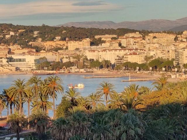 Cannes appartement au dernier étage avec toit terrasse dans le secteur du Palm Beach