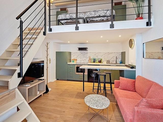 CANNES BANANE CALME ABSOLU: APPARTEMENT 27,15m² REFAIT A NEUF