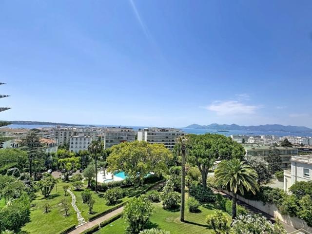 CANNES BASSE CALIFORNIE APPARTEMENT D'EXCEPTION 4 PIECES VUE MER