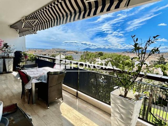 Cannes gallia 4p 104m2 terrasse vue mer