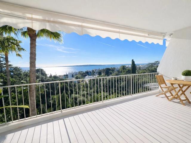 Cannes – La Californie | Vue mer panoramique – Dernier étage. 43m² Cannes